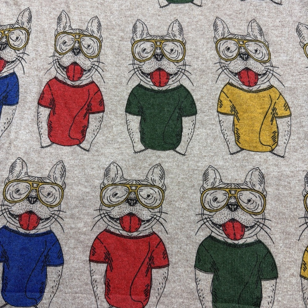 Shana Women's Sweater Large Frenchie‎ Graphic Oversized Knit Wool Novelty Top - Picture 4 of 7